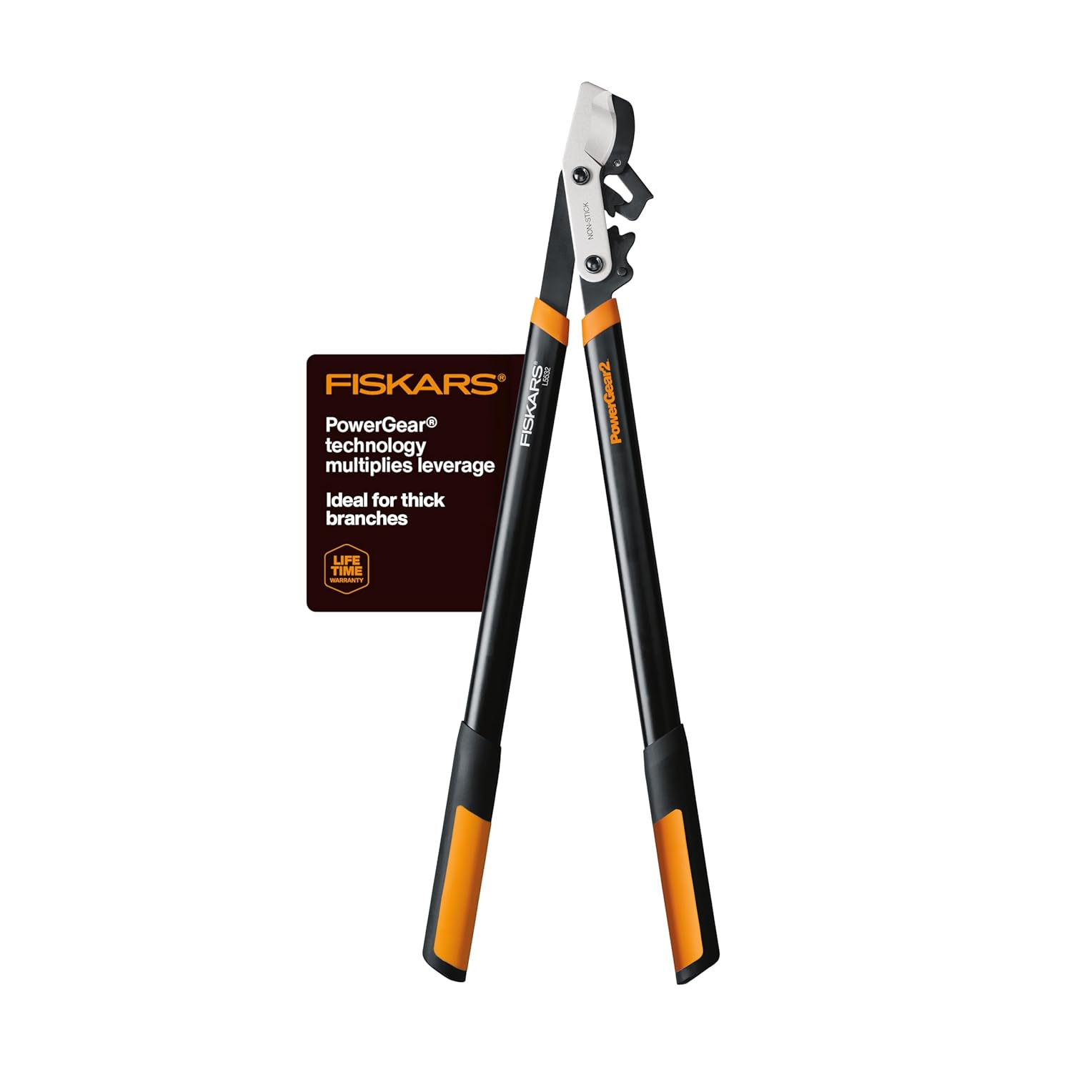 Fiskars 15-Inch PowerGear Loppers, Sharp Steel Blade Bush and Tree Trimmer, Cuts up to 1.25-Inch Diameter Branches, Rust Resistant and Lightweight Pruner, Yard Tools for Gardening - Hình 10
