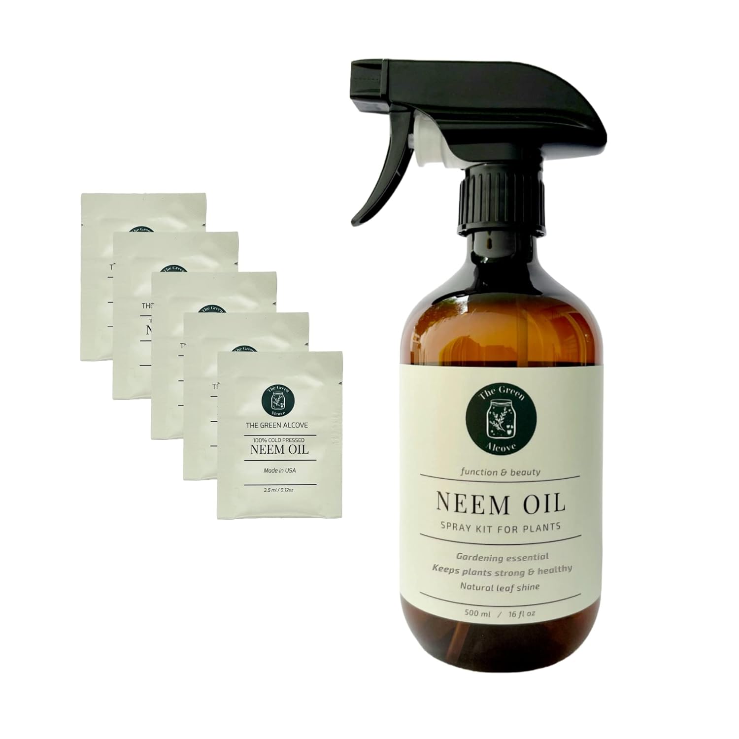 Neem Oil – 100 ml Pure, Cold-Pressed, Plant-Based Oil for Indoor & Outdoor Plant Care, DIY Mixing Concentrate - Hình 9