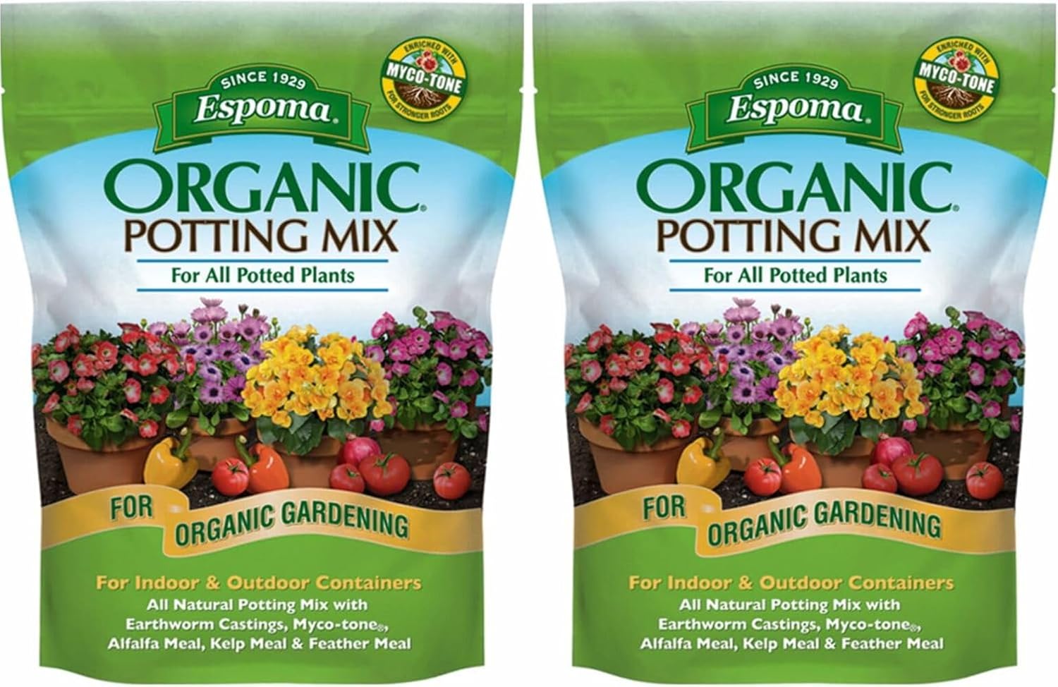 Espoma Organic Potting Soil Mix - All Natural Potting Mix For All Indoor & Outdoor Containers Including Herbs & Vegetables. For Organic Gardening, 1 Cubic Foot. bag. Pack of 1 - Hình 12
