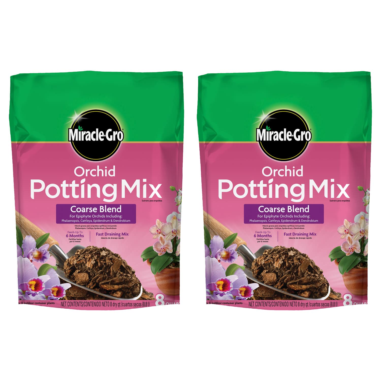Miracle-Gro Indoor Potting Mix, Blended for a Variety of Houseplants, Feeds for up to 6 Months, 6 qt., 2-Pack - Hình 9