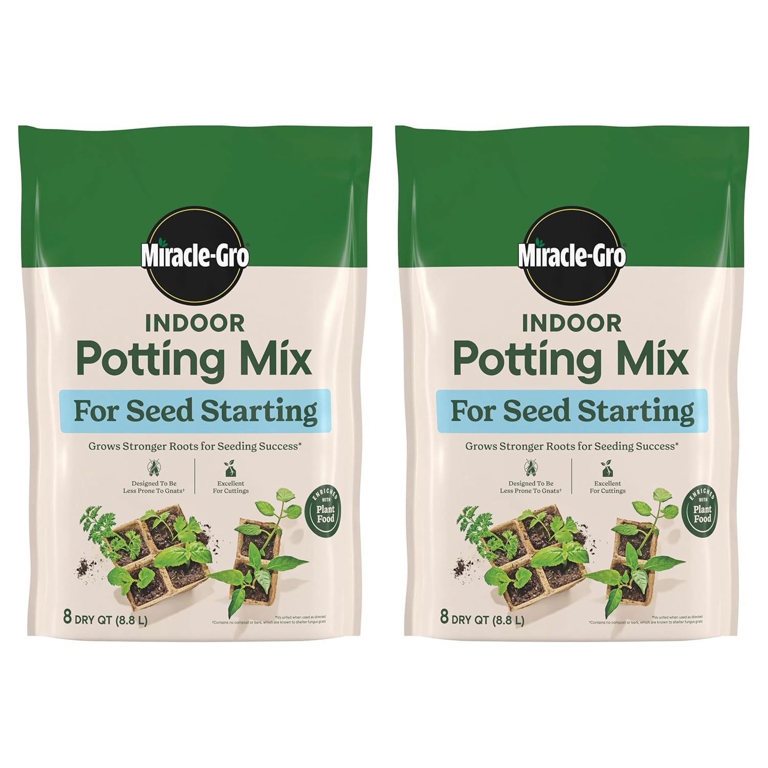 Miracle-Gro Organic Outdoor Potting Mix - Plant Soil for Outdoor Container Plants, Contains Quick-Release Natural Fertilizer, OMRI Listed, 16 qt. - Hình 8