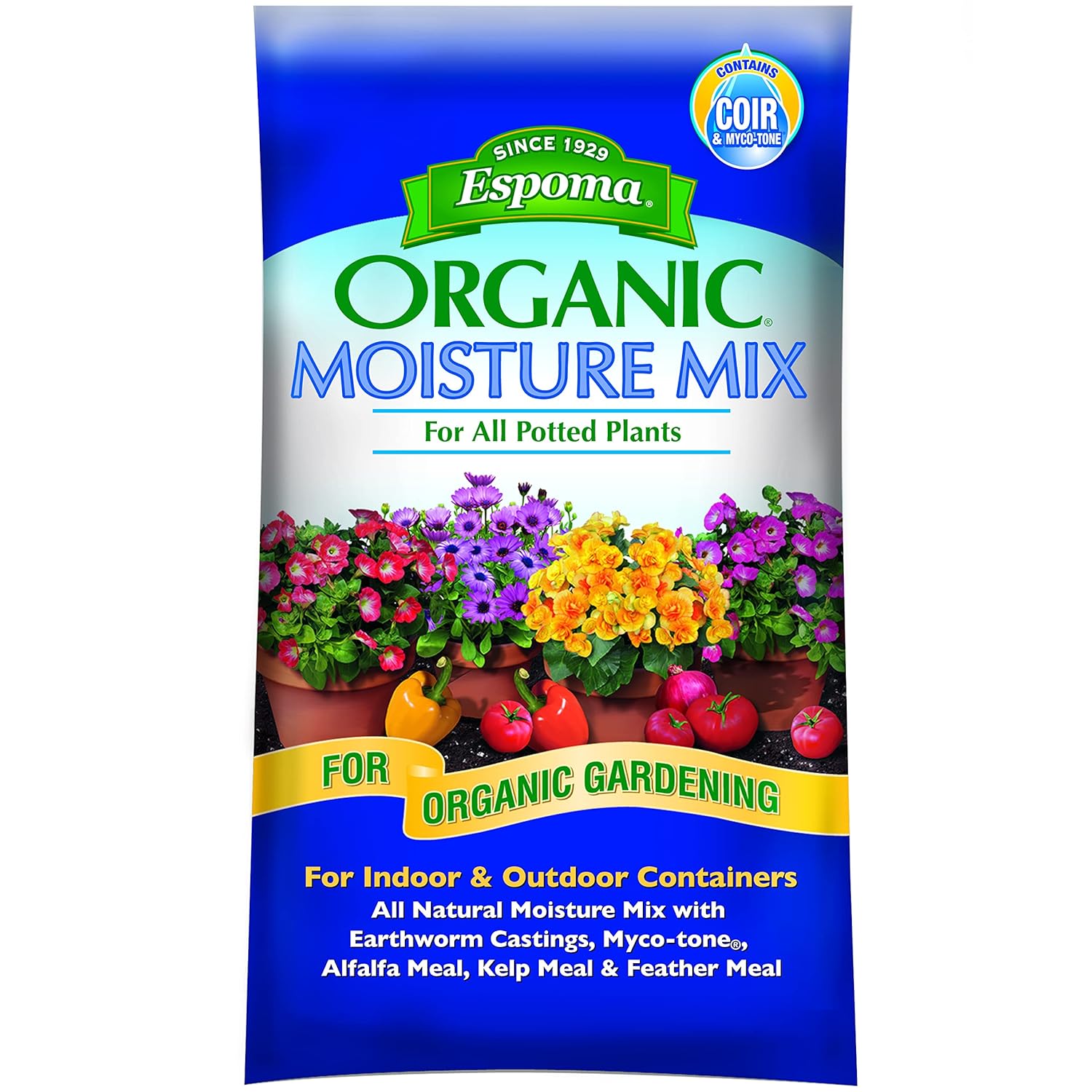 Espoma Organic Potting Soil Mix - All Natural Potting Mix For All Indoor & Outdoor Containers Including Herbs & Vegetables. For Organic Gardening, 1 Cubic Foot. bag. Pack of 1 - Hình 9