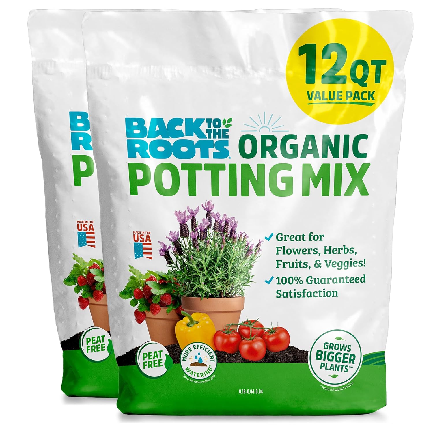 Espoma Organic Potting Soil Mix - All Natural Potting Mix For All Indoor & Outdoor Containers Including Herbs & Vegetables. For Organic Gardening, 1 Cubic Foot. bag. Pack of 1 - Hình 10