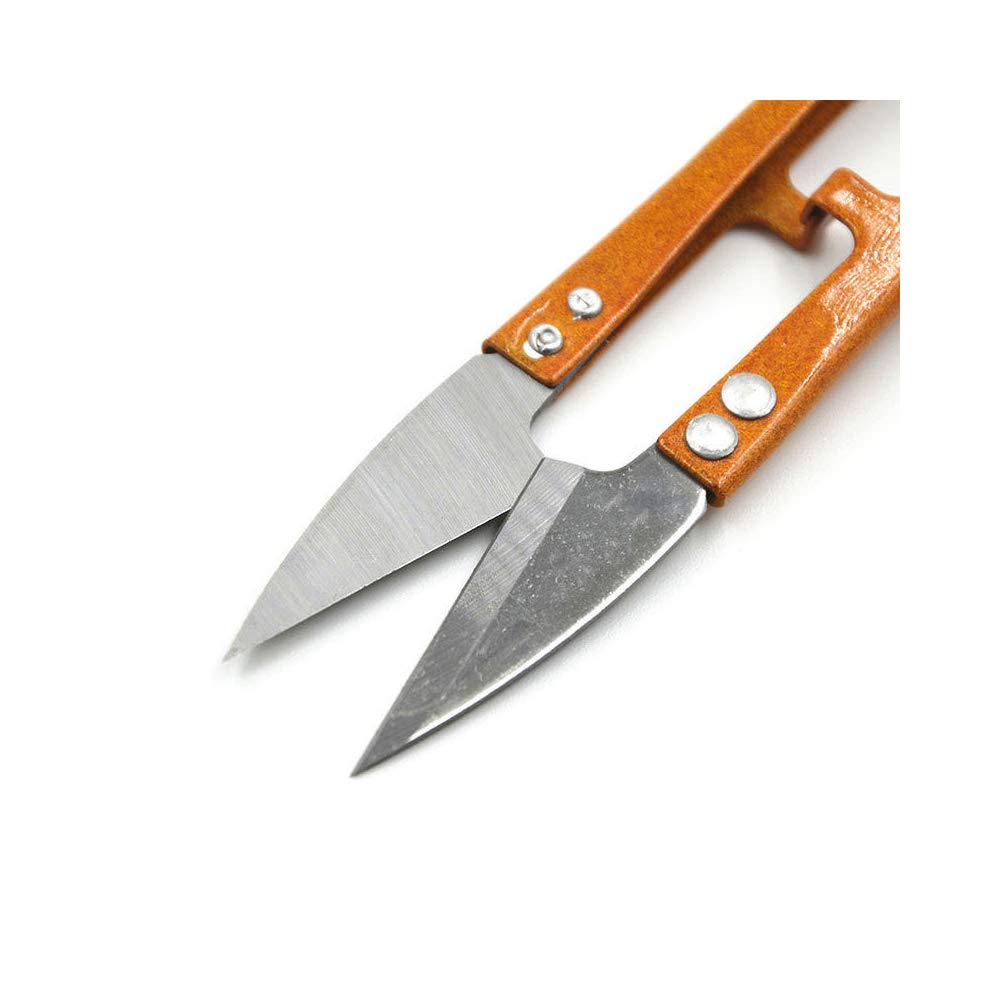 MUUZLL 3 Pack 4.1Inch Bonsai Pruning Scissors, Bud And Leaves Trimmer Yarn Thread Cutter Snips Trimming Supplies, Garden Plants, Gardening Clippers Flower, Stainless Steel Pruners Trimmers - Hình 2