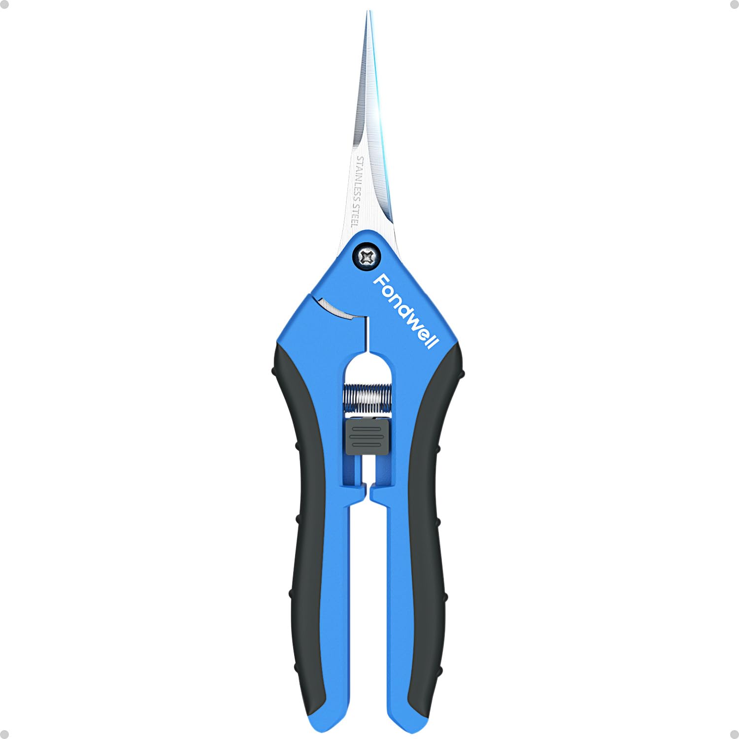 Fondwell 6.5" Gardening Shears Pruning Snips: Plant Trimming Scissors with Straight Blades - Pruning Scissors for Precise Cuts - Amazon.com : Fondwell 6.5" Gardening Shears Prunin...