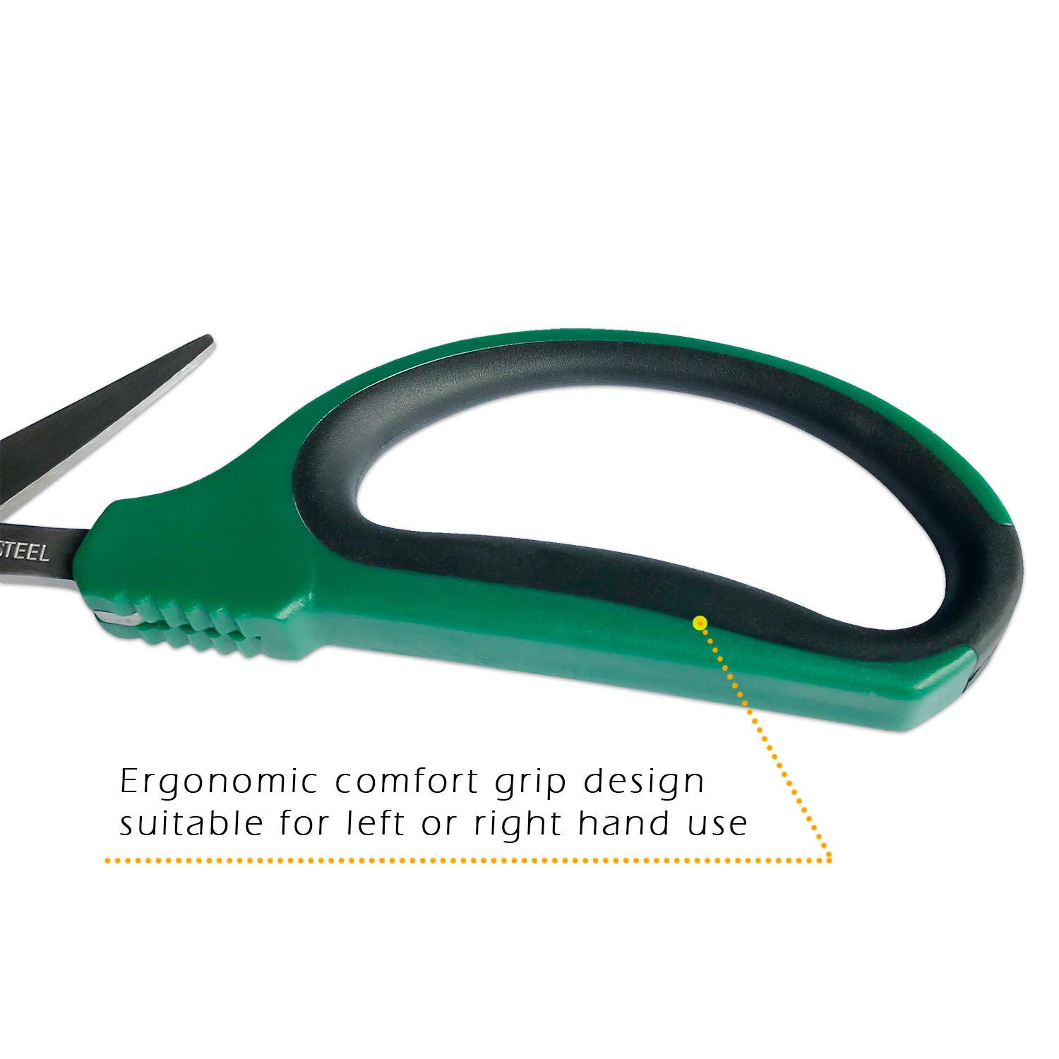 6-Inch Stainless Steel Garden Bonsai Pruning Shears with 40mm Straight Blade Pruners, Anti-Slip Softgrip Micro-Tip Snip - Hình 4