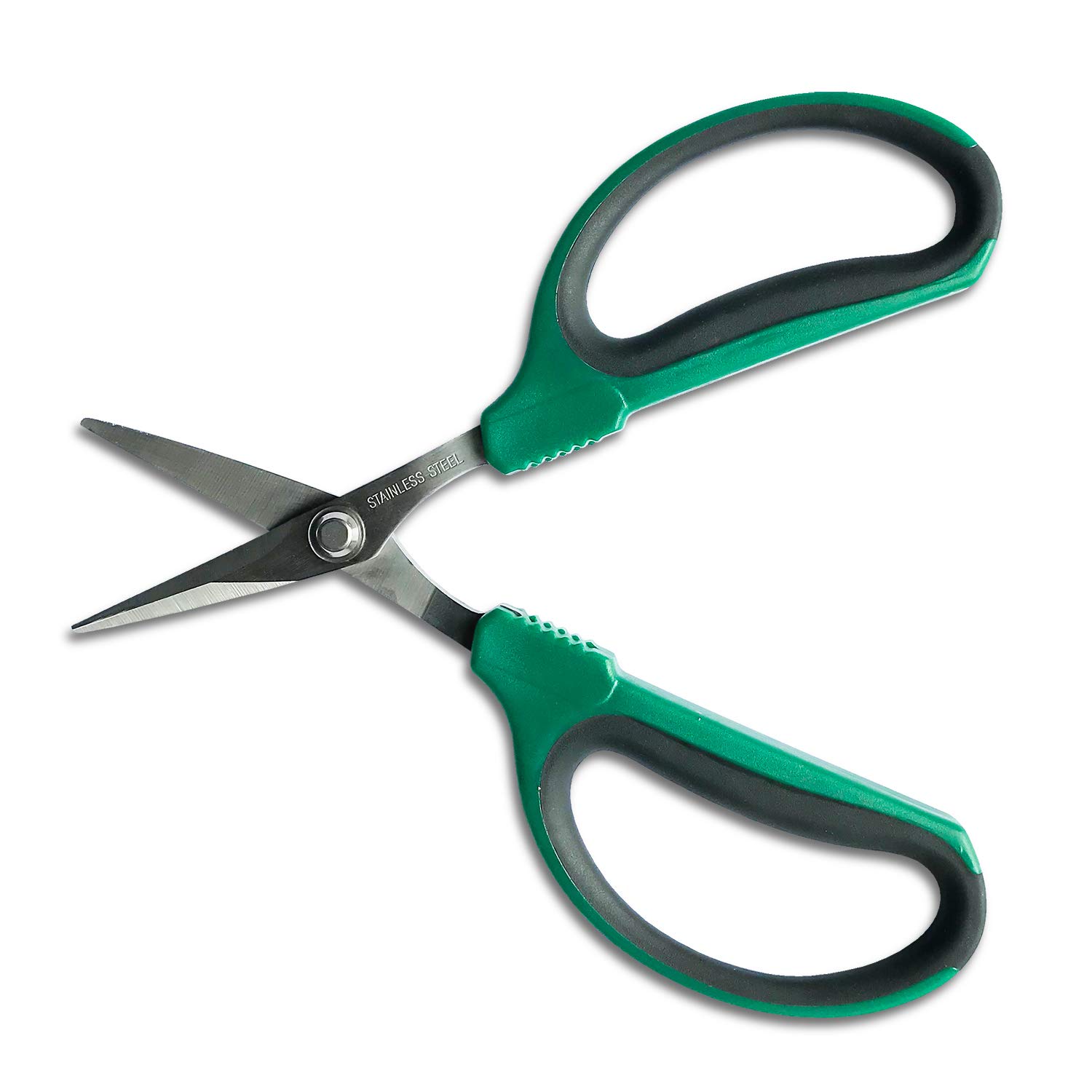 6-Inch Stainless Steel Garden Bonsai Pruning Shears with 40mm Straight Blade Pruners, Anti-Slip Softgrip Micro-Tip Snip - Hình 5