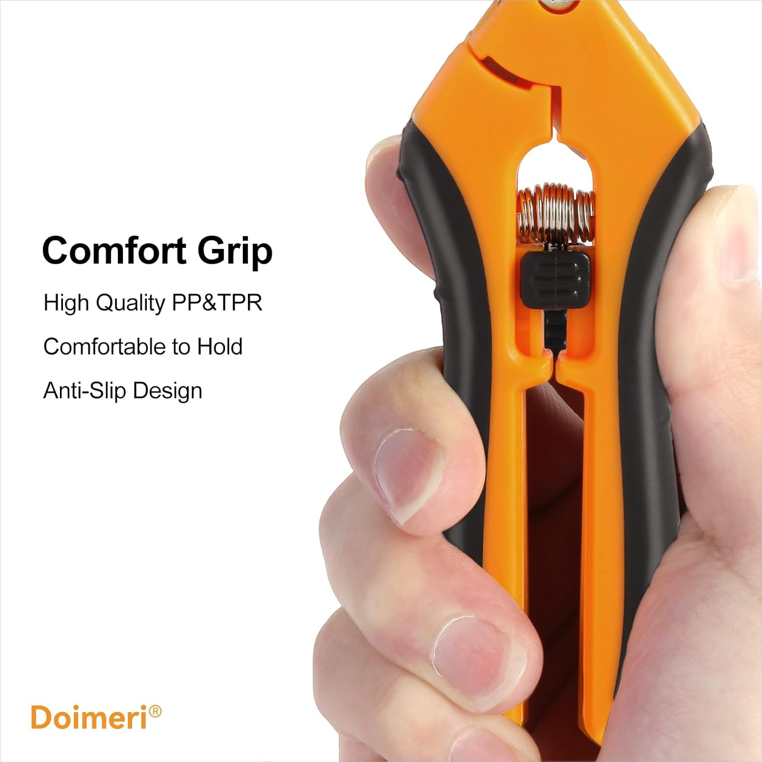 2 Pack Pruning Shears, 6.5” Gardening Scissors with Sharp Stainless Steel Blades and Comfort Grip, Perfect for Fine Pruning, Plants/Bonsai Clipping, Ideal Gift for Plant Lovers - Hình 6