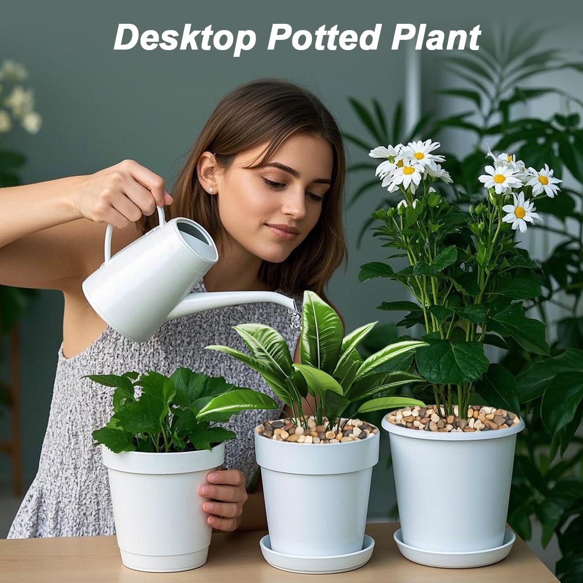 River Rocks,Landscaping Pebbles Decorative Ornamental Pebbles Garden Landscaping Stones Gravel Filler for Home Decoration Flower Bed Fish Tank Plants Vases Succulents (1, Mixed Color, 1 Pound) - Hình 5