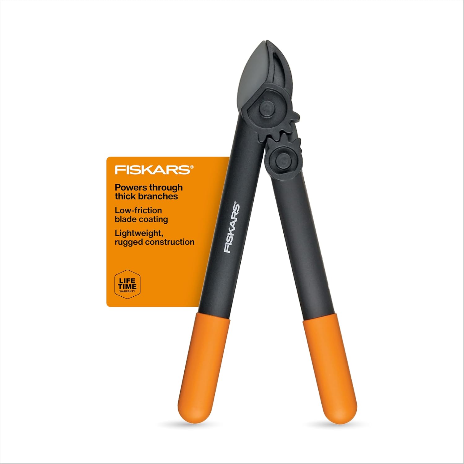 Fiskars 15-Inch PowerGear Loppers, Sharp Steel Blade Bush and Tree Trimmer, Cuts up to 1.25-Inch Diameter Branches, Rust Resistant and Lightweight Pruner, Yard Tools for Gardening - Amazon.com: Fiskars 15-Inch PowerGear Loppers, Sha...