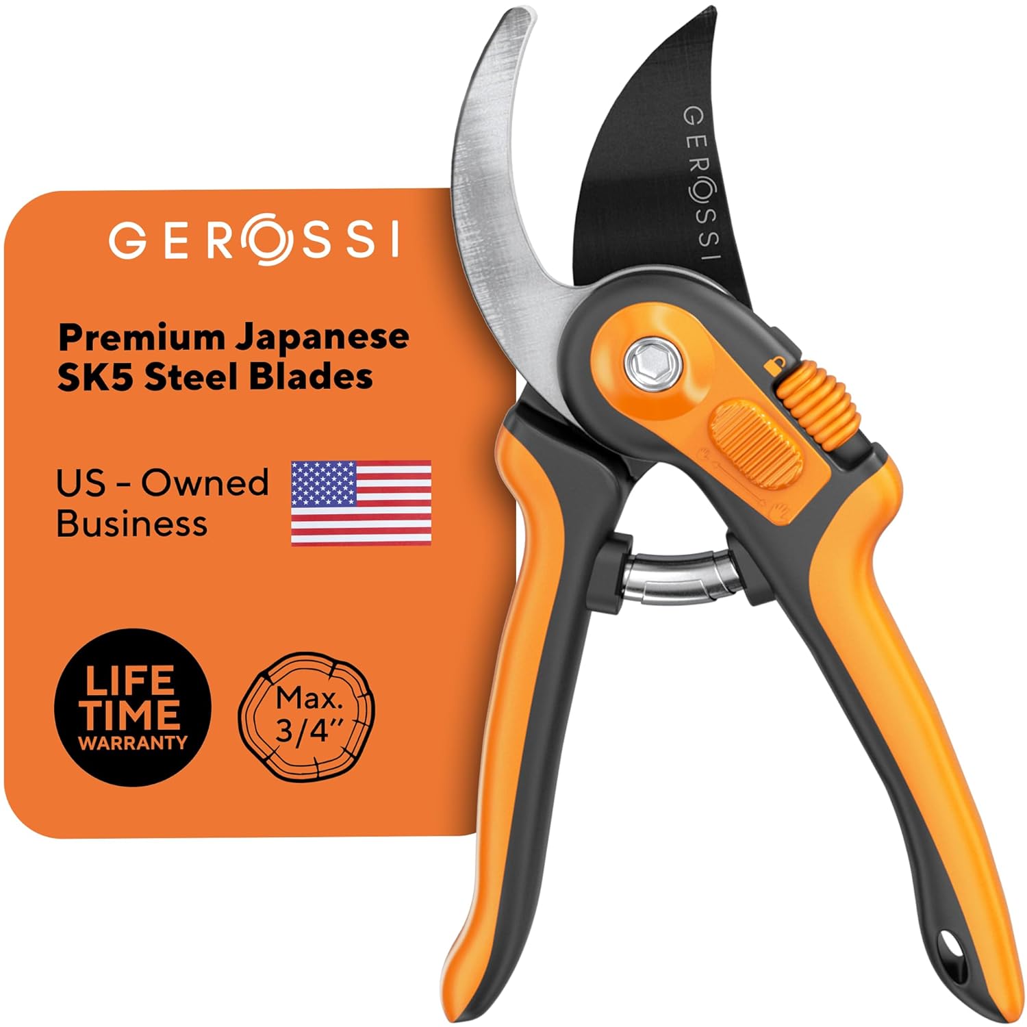 Bypass Pruning Shears with Ultra Sharp Blades - Premium Pruners w/Adjustable Feature for Any Hand Size - Ergonomic & Sturdy Scissors For Gardening - Perfectly Cutting Through Anything in Your Yard - Amazon.com : Bypass Pruning Shears with Ultra Shar...