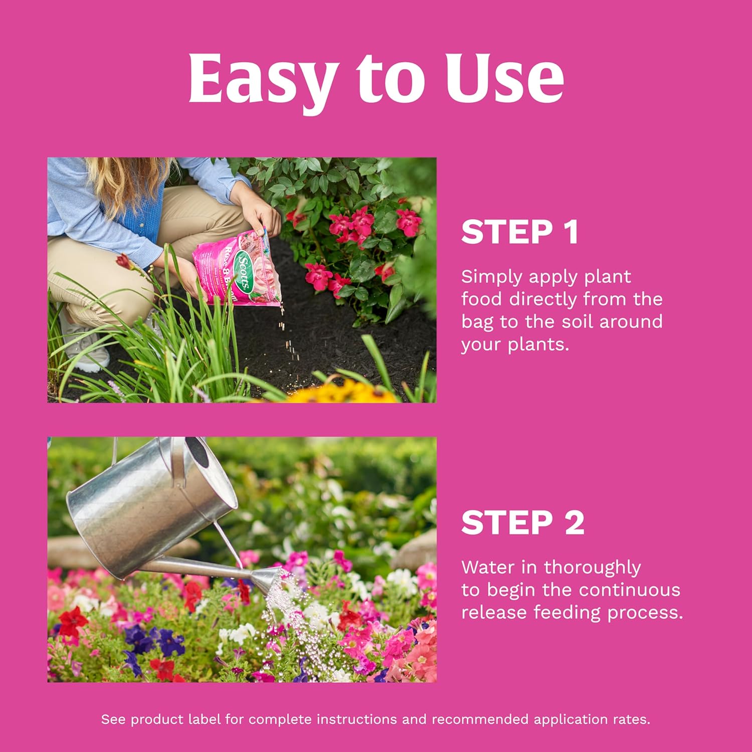 Scotts Rose & Bloom Continuous Release Plant Food, 3 lb - Hình 6